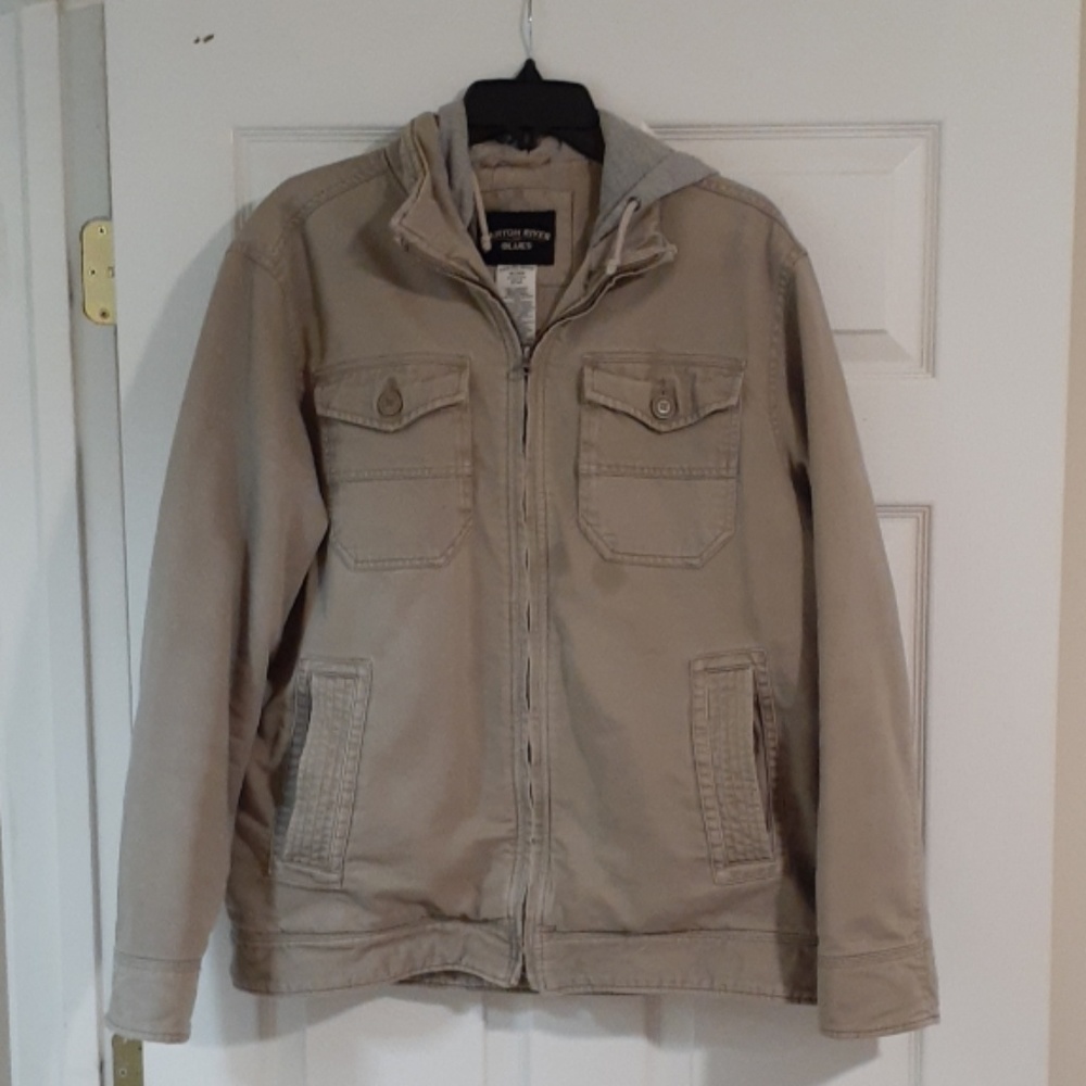 Men's hooded coat